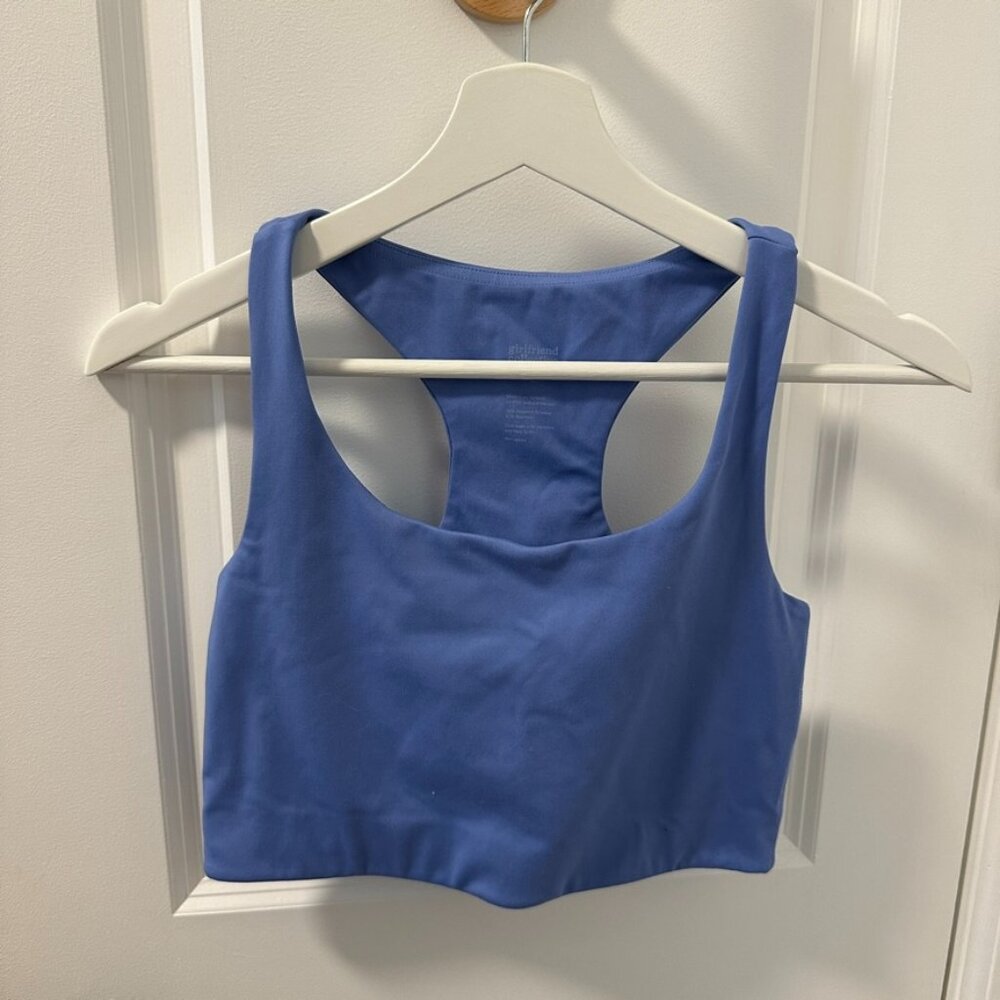 Girlfriend Collective Paloma Bra Size S periwinkle / light blue Color
